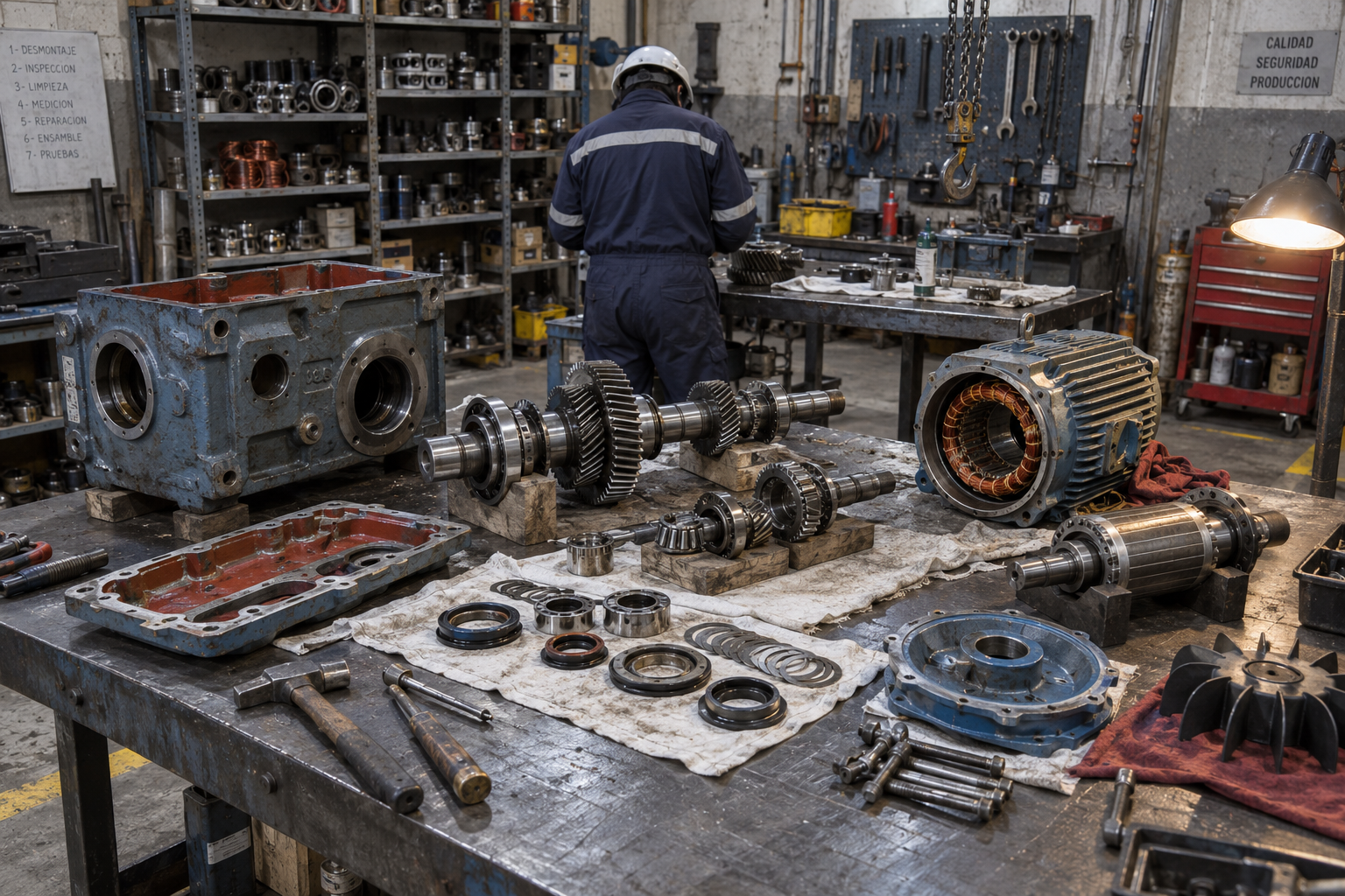 Reparación de Motorreductores